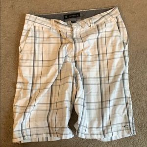 O’Neill plaid shorts